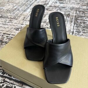 Reiss Beaumont Leather Mule | size: 38